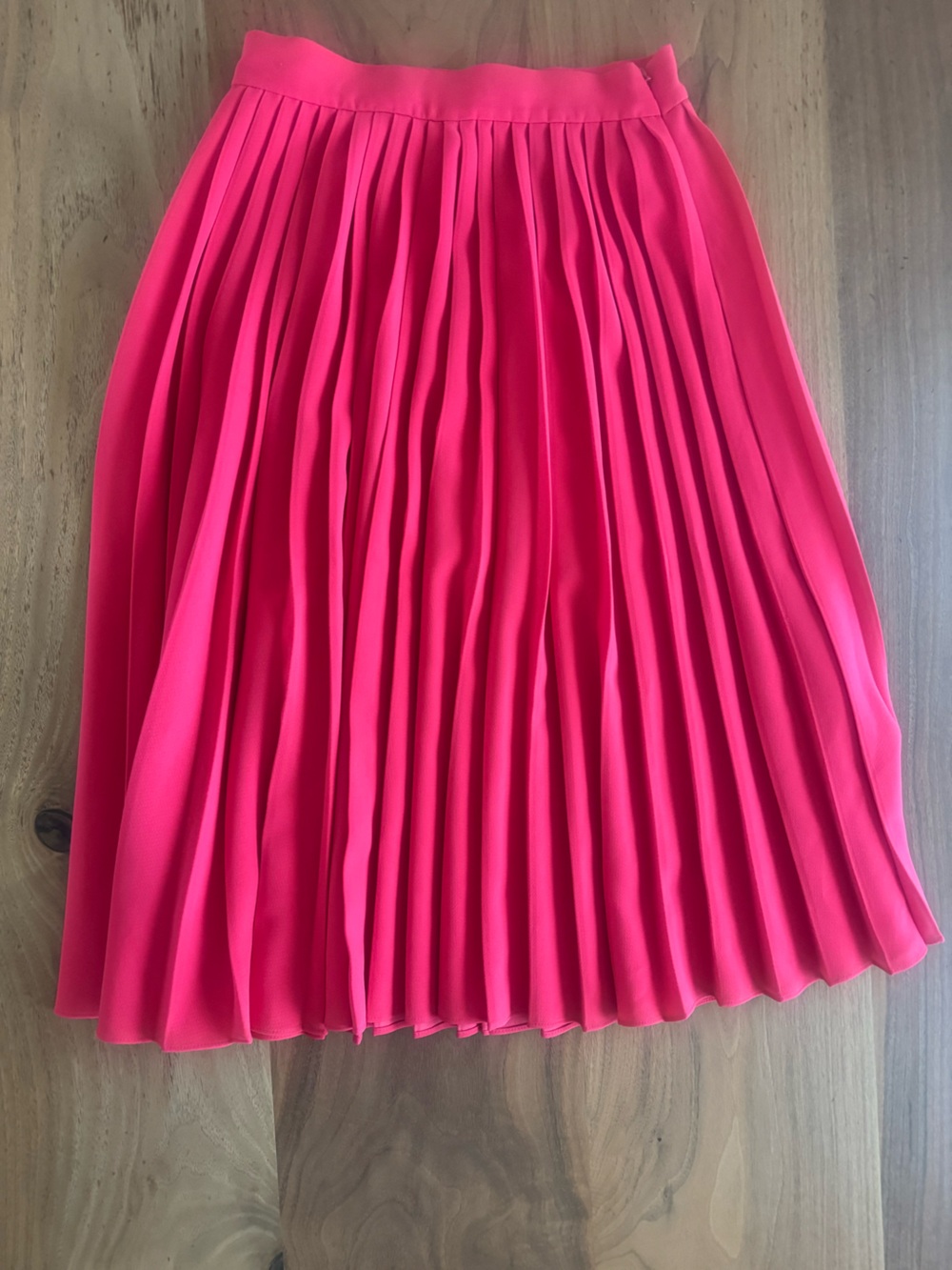 kate spade Coral-Pink Pleated Skirt
